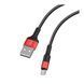 USB Cable Hoco micro usb X26 2.A 1m black-red 19961 фото 1