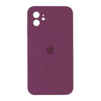 Silicone case Full camera iPhone 16 Pro marsala 38275 фото