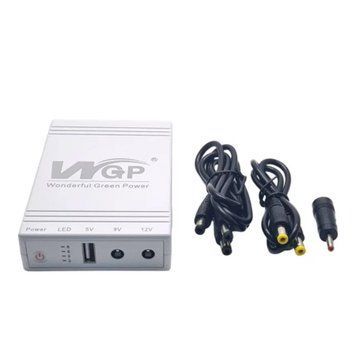 ДБЖ WGP Mini UPS 5V+9V+12V 2А 15V+24V 1А 8800mAh White 04079 фото