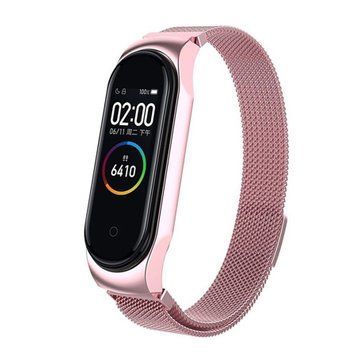 Ремінець Xiaomi Mi Band 3/4 Milanese Loop magnet pink 30896 фото