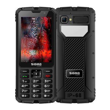 Телефон Sigma X-treme PM68 Black UA 48639 фото