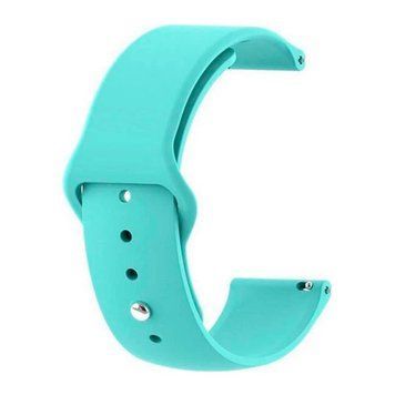 Універсальний ремінець 20mm silicone turquoise 46975 фото