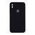 Silicone case Full square close camera iPhone X/XS black 03467 фото