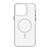 Силікон iPhone 16 Pro Max Fibra Crystal with MagSafe clear 38670 фото