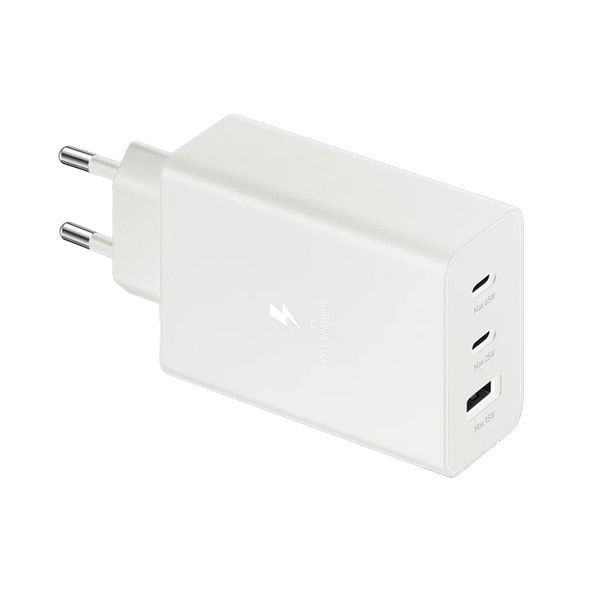 МЗП Samsung PD 65W/3A (USB-2USB-C) Premium white 38908 фото