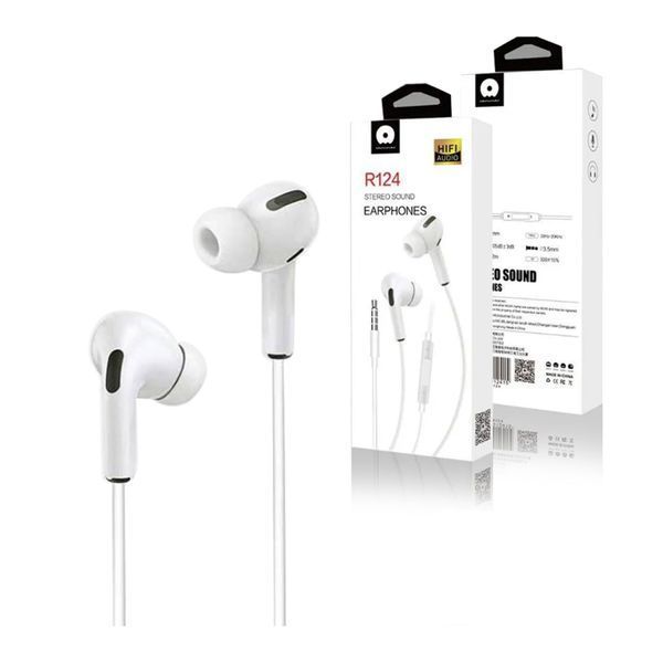 Навушники Bluetooth WUW R-125 EarPods lighting білі 31715 фото