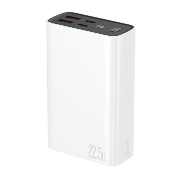 Power bank 20 000 mAh Proove 22.5W Hyper Flux Plus White 44268 фото