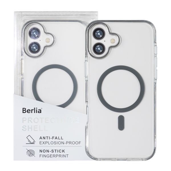 Силікон iPhone 13/14 MagSafe Ice Crystal Beyer gray 10185 фото