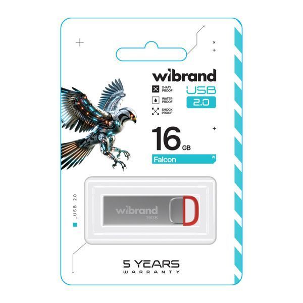 USB Flash 16 GB Wibrand Falcon Red 21781 фото