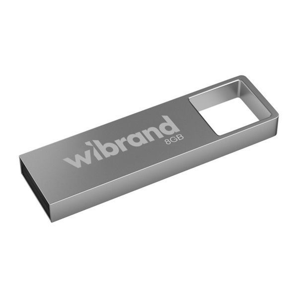 USB Flash 8 GB Wibrand Shark Silver 10008 фото