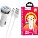 АЗП Hoco Z40 2.4A (2USB) + cable Type-C white 26346 фото 2