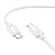 Cable Hoco Type-C to Type-C X122 60W/3A 1m white 44113 фото 2