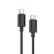 Cable Hoco Type-C to Type-C X73 60W/3A 1m black 34362 фото 2