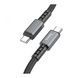Cable Hoco Type-C to Type-C X85 60W/3A 1m black 32122 фото 1