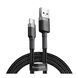 USB Cable Baseus Cafule Type-C 3A (0.5m) gray/black 05701 фото 3